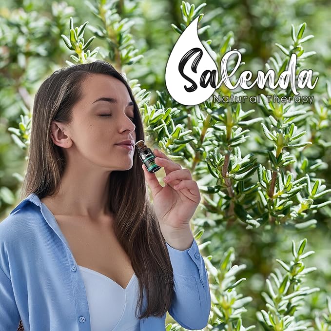Thyme Essential Oil by Salenda Essential Oils, 100% Pure Thyme Oil for Diffuser and Aromatherapy, Natural for Candle and Soap Making Fragrance, Skin & Hair Care, 0.34 Fl Oz (10 ml)