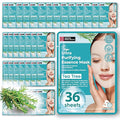 Innerest Original Derma Beauty Collagen Face Masks 36 PK Vegan Ultra Moisturizing Face Masks Skincare Sheet Masks Set for Beauty & Personal Care Korean Face Mask (Tea tree)