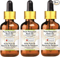 Greenwood Essential Pure Rangoon Root Oil (Combretum indicum) with Glass Dropper Cold Pressed (Pack of Three) 100ml X 3 (10 oz)