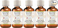 Greenwood Essential Pure Peach Kernel Oil (Prunus persica) Cold Pressed (Pack of Five) 100ml X 5 (16.9 oz)